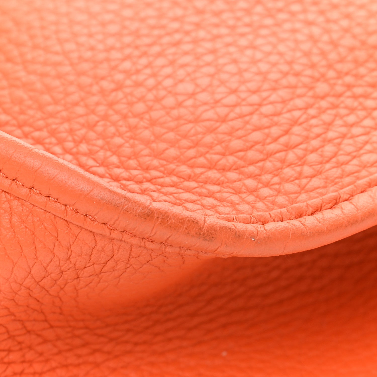 Hermes Taurillon Clemence Evelyne III GM Orange 11 of 11
