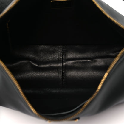 Prada Soft Calfskin Aimee Shoulder Bag Black 5 of 9