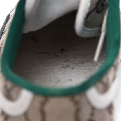 Gucci GG Monogram Web Womens 1977 Tennis Sneakers 38 Beige Ebony Mystic White 18 of 19