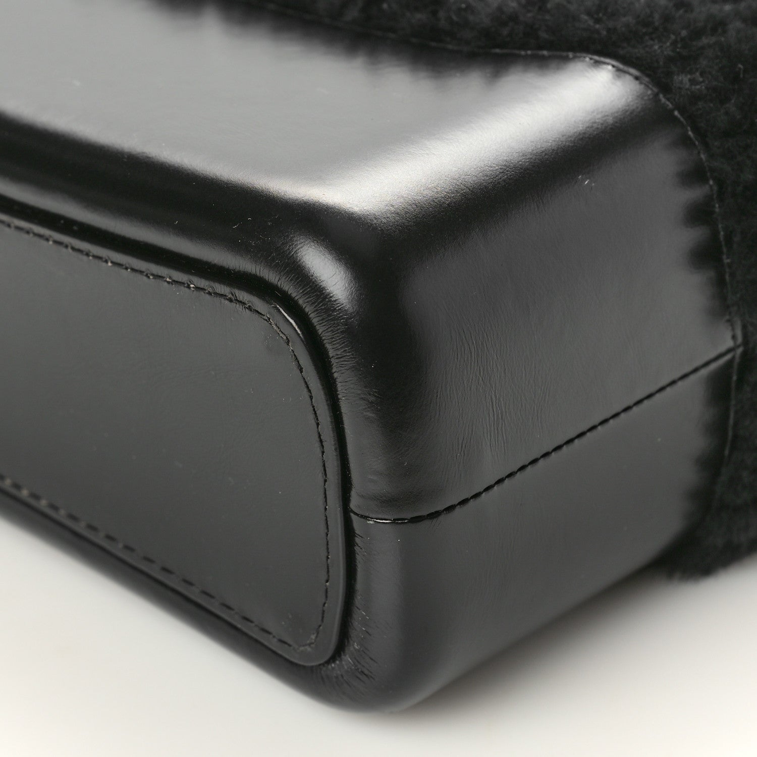 Chanel Shearling Medium Gabrielle Hobo Black 10 of 10
