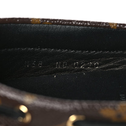 Louis Vuitton Monogram Mens Arizona Car Shoe Moccasin Loafers 38 Macassar 7 of 7
