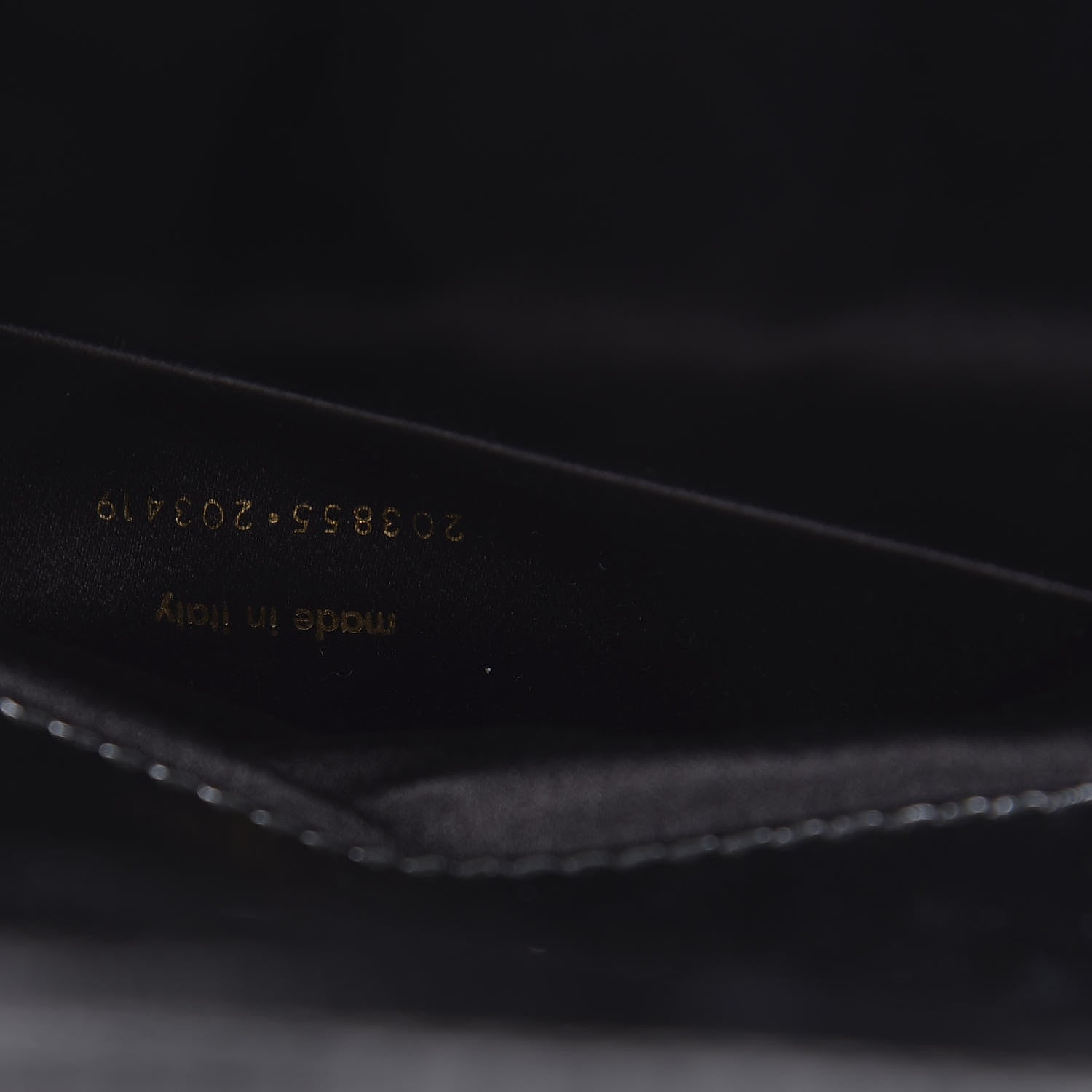 Saint Laurent Textured Patent Monogram Large Belle De Jour Clutch Black 7 of 7