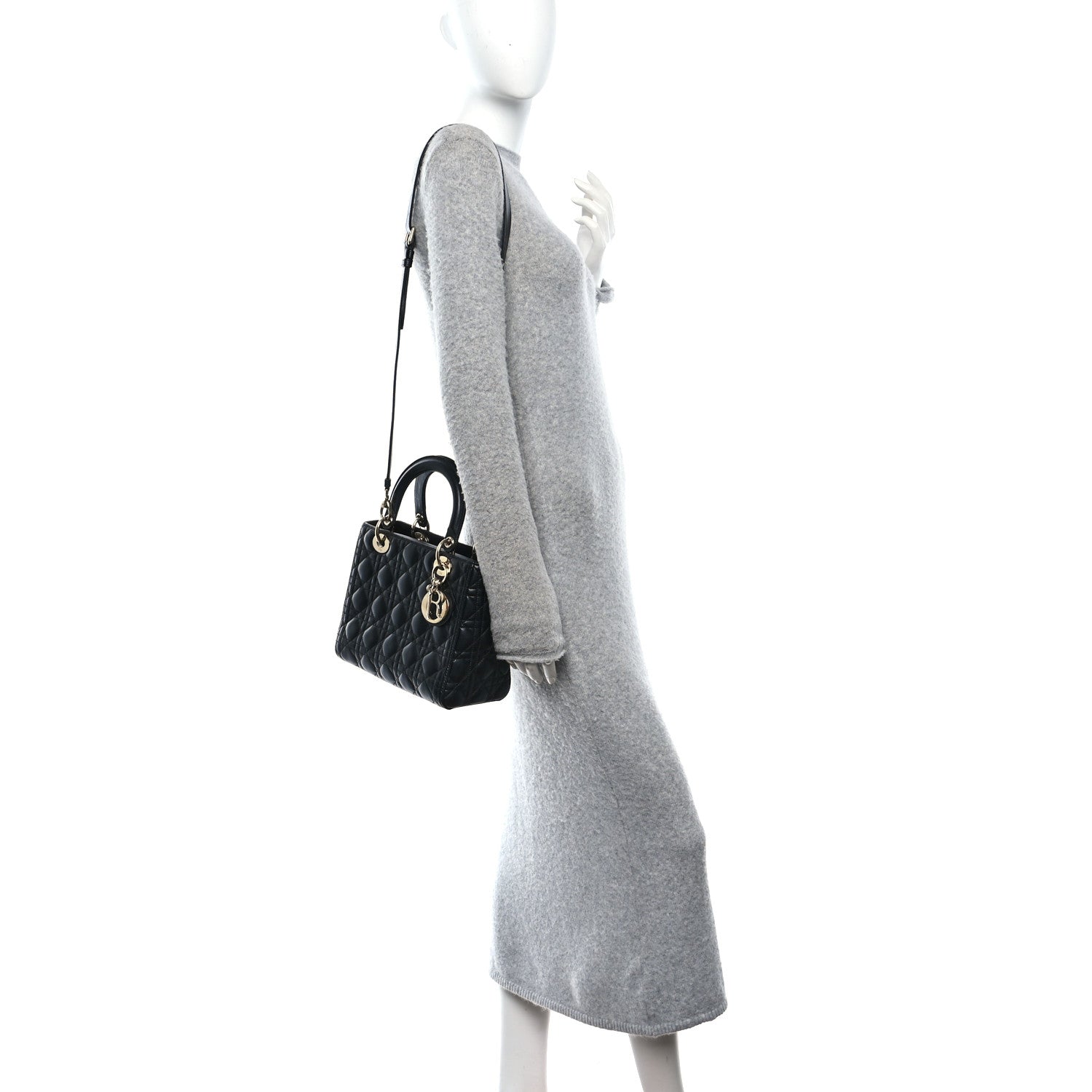 Chanel Caviar Deauville Drawstring Bucket Bag Black 3 of 11
