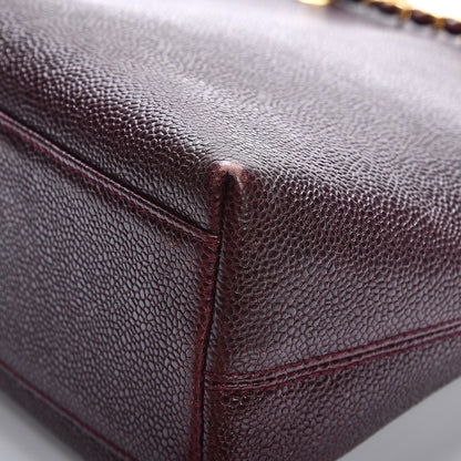 Chanel Caviar Shoulder Bag Bordeaux 11 of 11