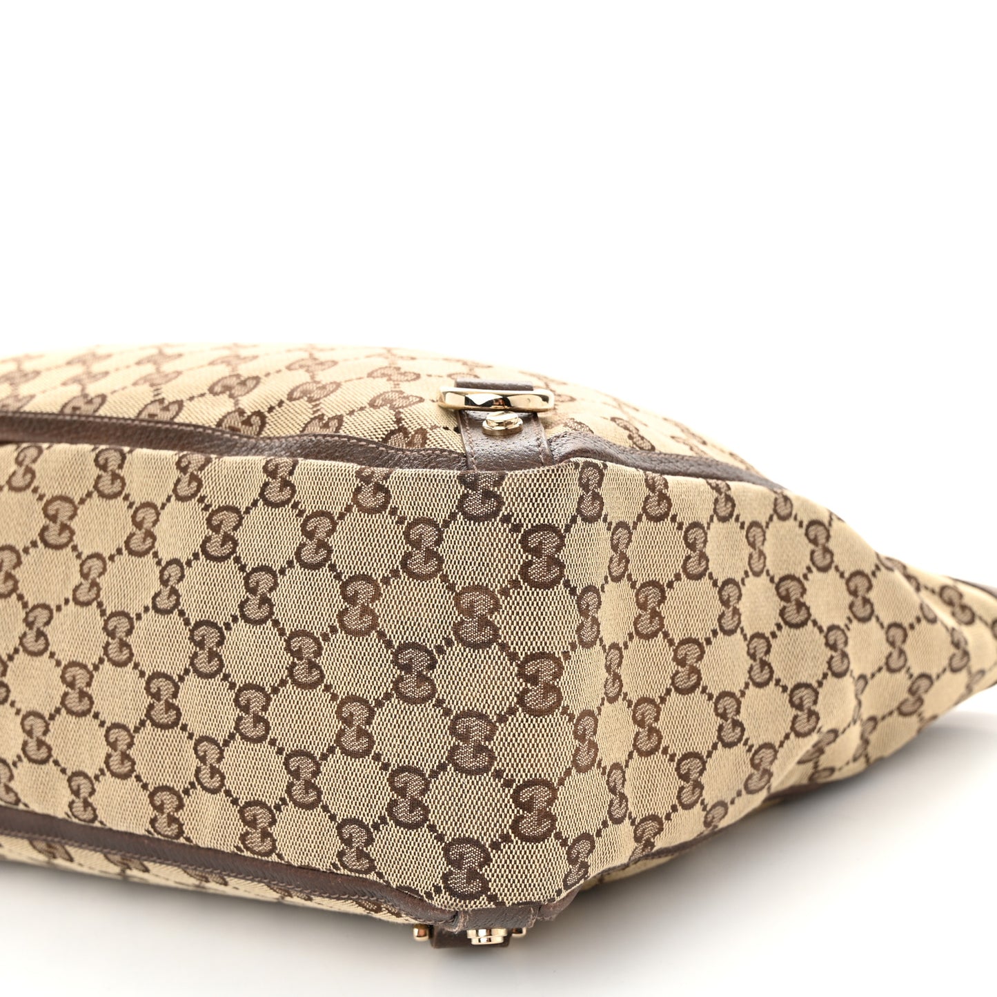 Monogram Large Abbey Tote Dark Brown