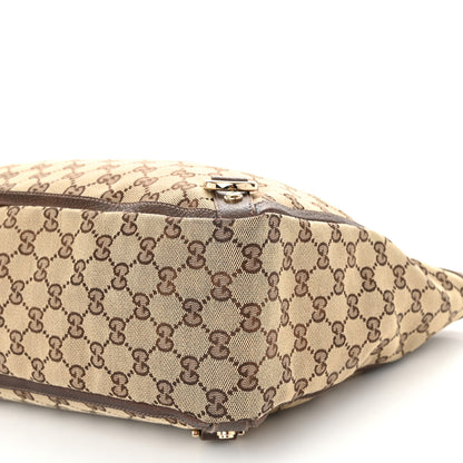 Gucci Monogram Large Abbey Tote Dark Brown 10 of 11
