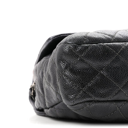 Chanel Iridescent Caviar Quilted Large Chic Flap Grey 9 of 10
