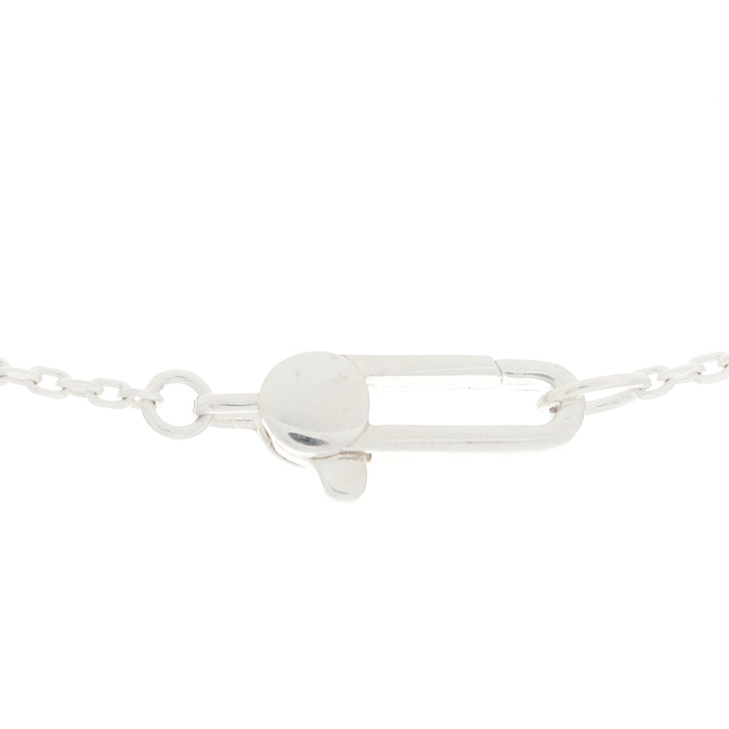 Gucci Sterling Silver Trademark Heart Pendant Necklace 3 of 5