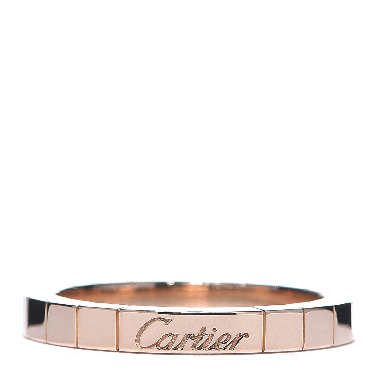 18K Pink Gold 3mm Lanieres Ring 59 8.75