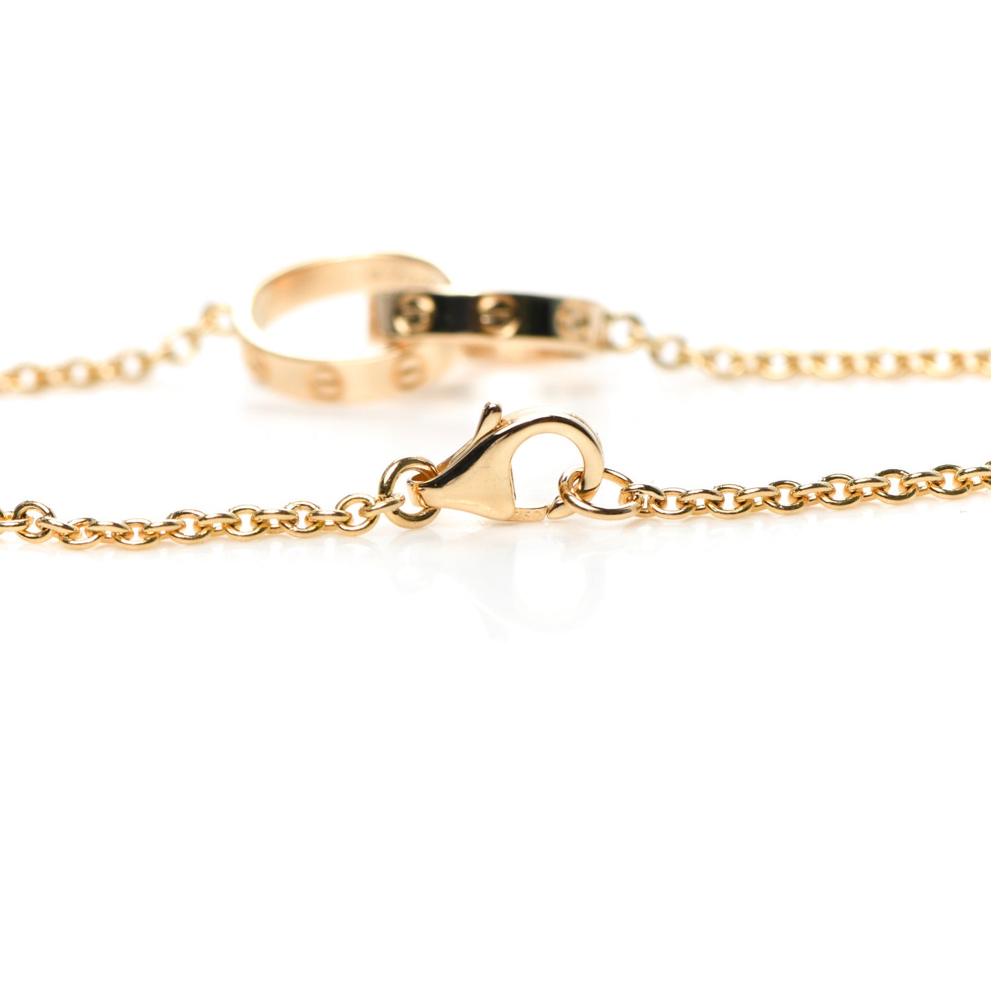 18K Yellow Gold Interlocking LOVE Bracelet