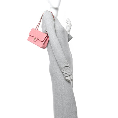 Chanel Caviar Quilted Small Double Flap Light Pink 2 of 11