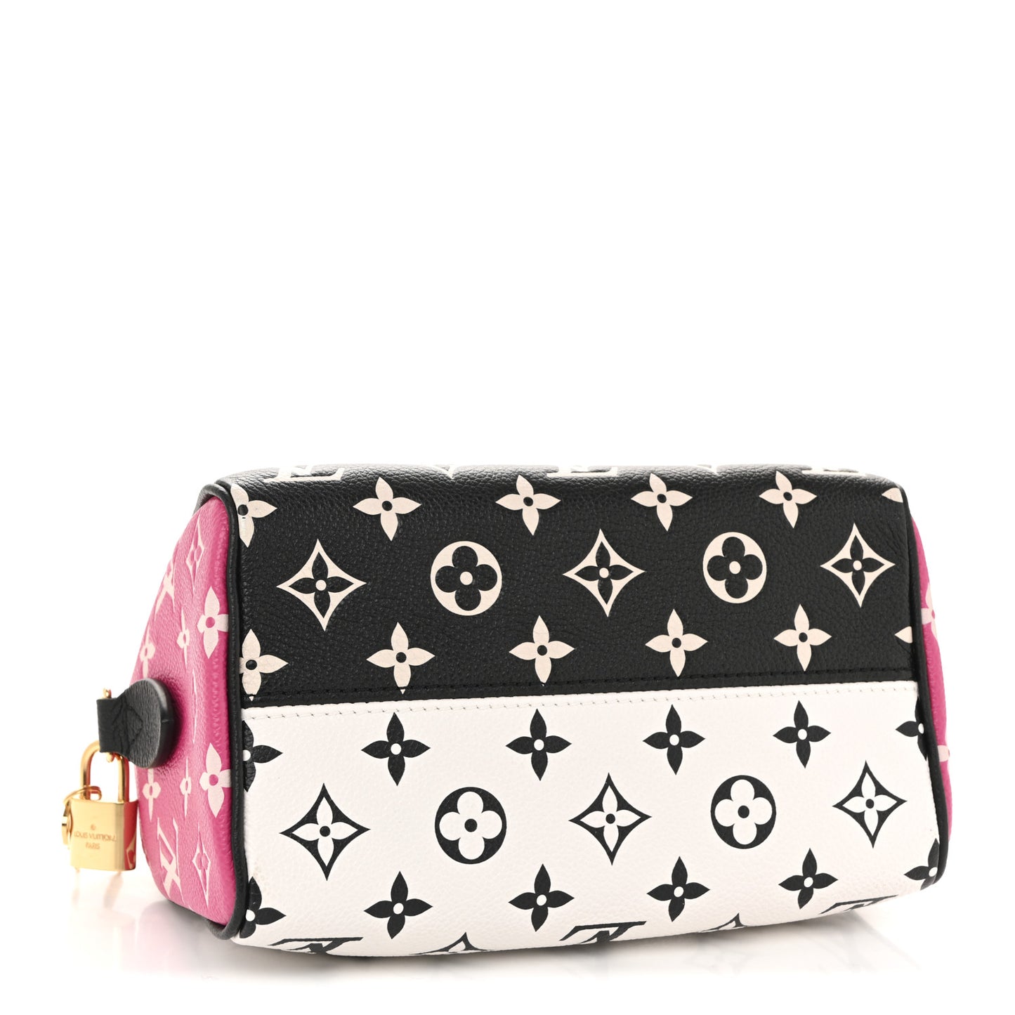 Empreinte Monogram Spring in the City Speedy Bandouliere 20 Black White Pink