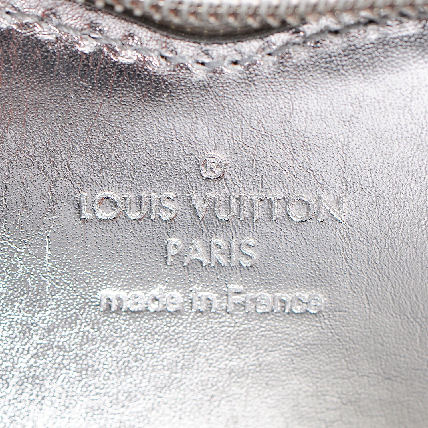 Louis Vuitton Monogram Miroir Heart Coin Purse Silver 6 of 7
