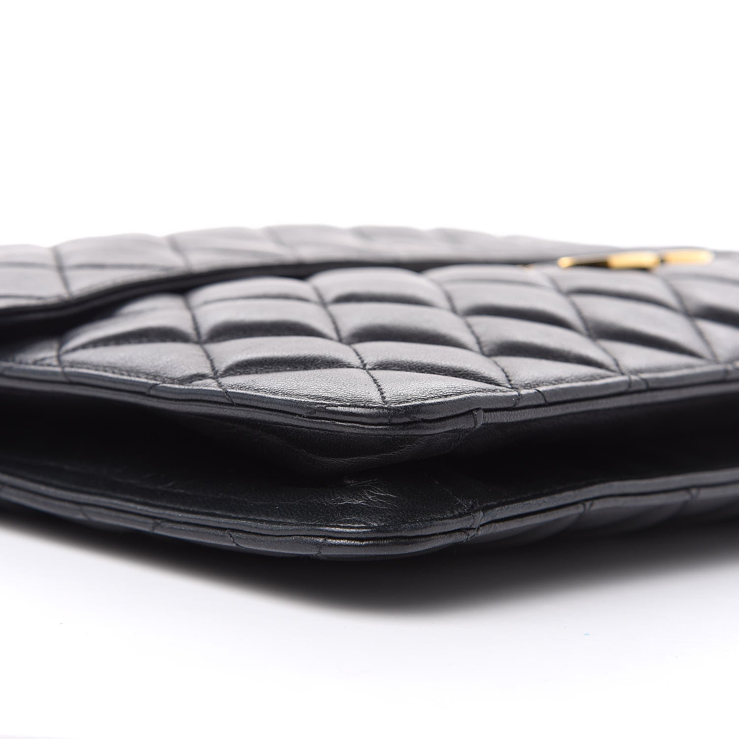 Chanel Lambskin Quilted Portfolio Flap Black 10 of 12