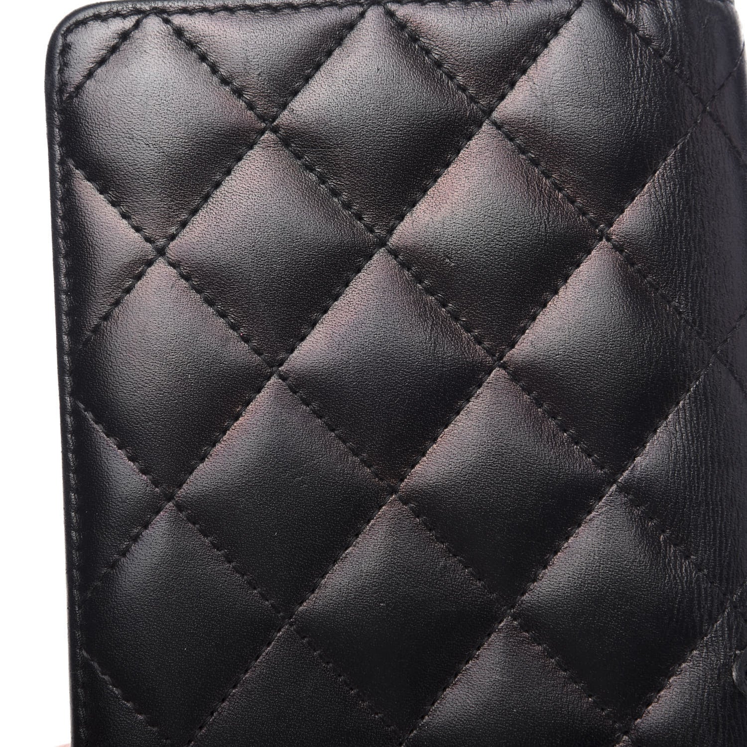 Chanel Calfskin Quilted Cambon Yen Wallet Black 10 of 11