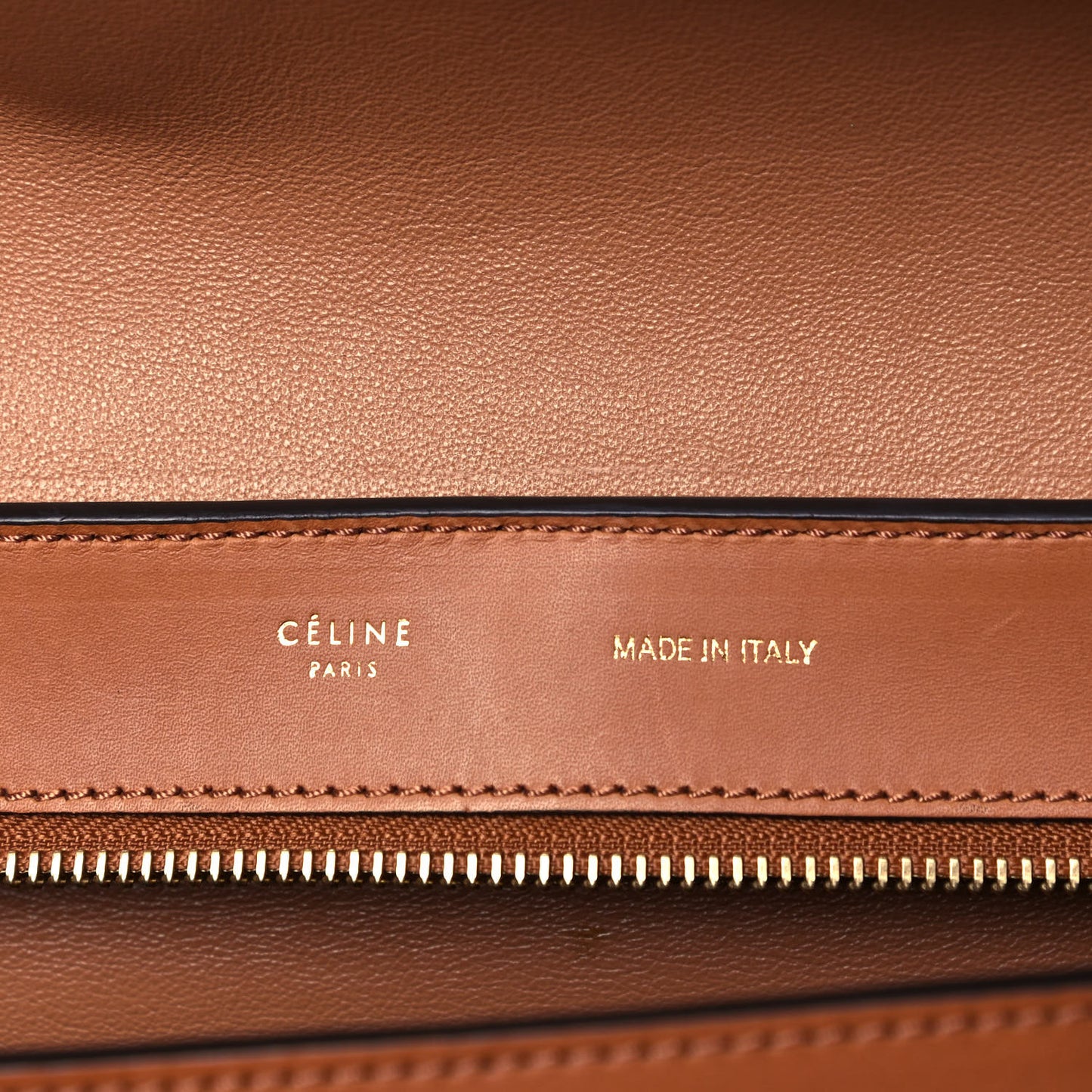 Smooth Calfskin Suede Medium Trapeze Tan