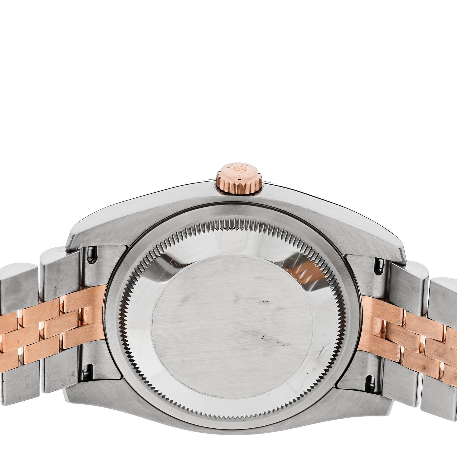 Rolex Stainless Steel 18K Everose Gold Diamond 36mm Oyster Perpetual Datejust Watch Pink Jubilee 116231 4 of 5
