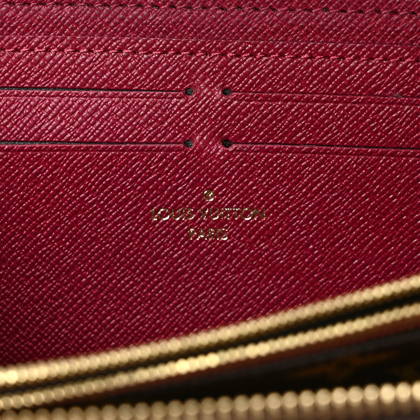 Monogram Clemence Wallet Fuchsia