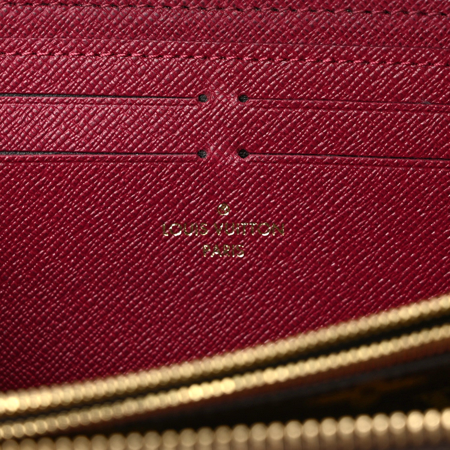 Louis Vuitton Monogram Clemence Wallet Fuchsia 6 of 6