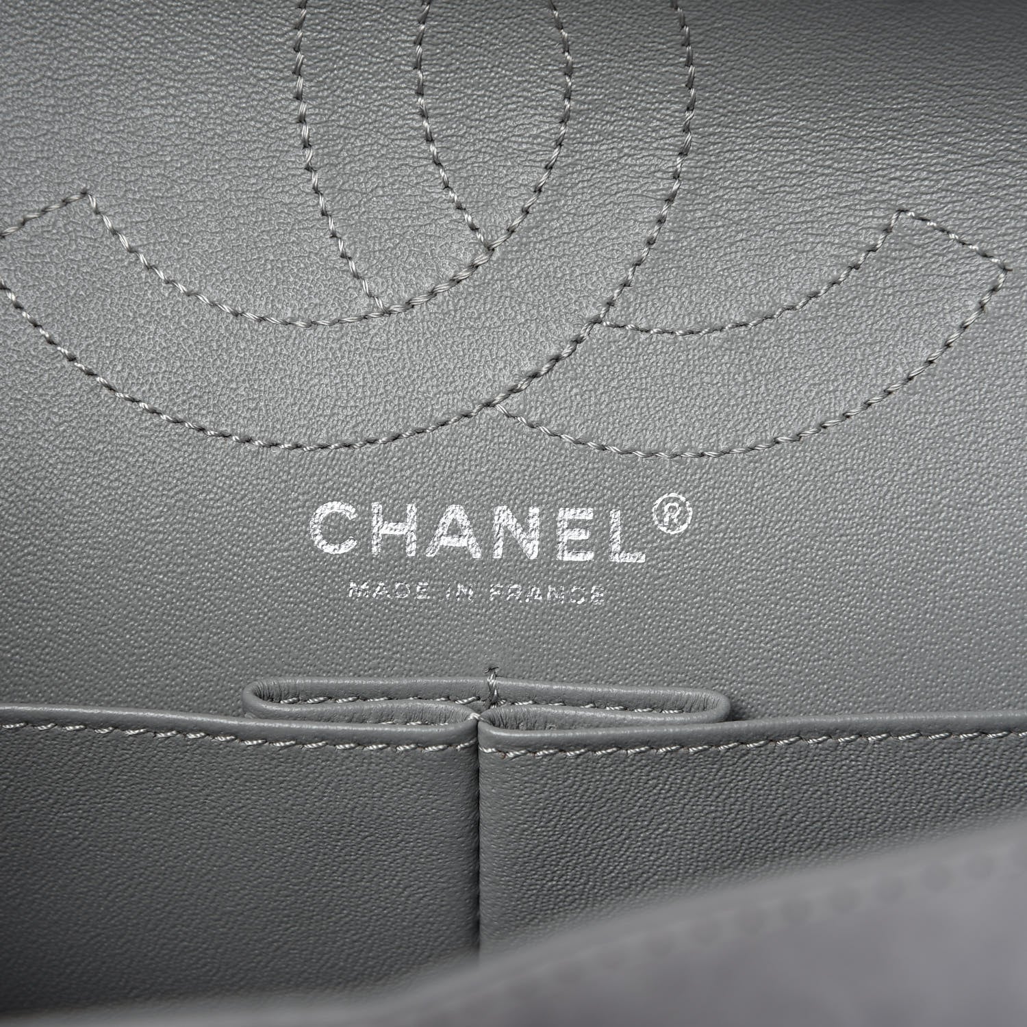 Chanel Caviar Iridescent Calfskin 2.55 Reissue 226 Flap Brown Grey 8 of 10