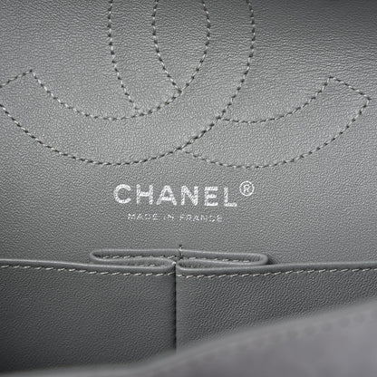 Chanel Caviar Iridescent Calfskin 2.55 Reissue 226 Flap Brown Grey 8 of 10