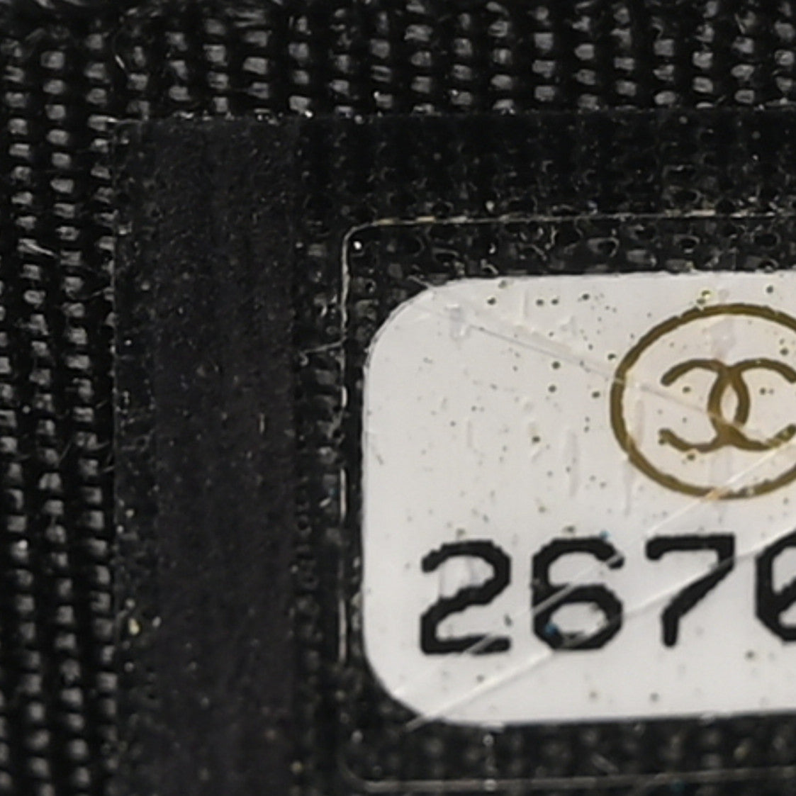 Chanel Iridescent Lambskin Quilted Pearl Wallet On Chain WOC Black 8 of 12