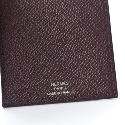 Hermes Epsom Chevre Mysore Les Petits Chevaux Card Holder Rouge Sellier Caramel Pink Rose Sakura 4 of 4