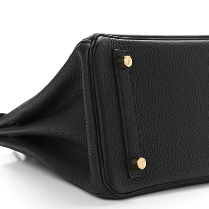 Hermes Togo Birkin 25 Black 9 of 11
