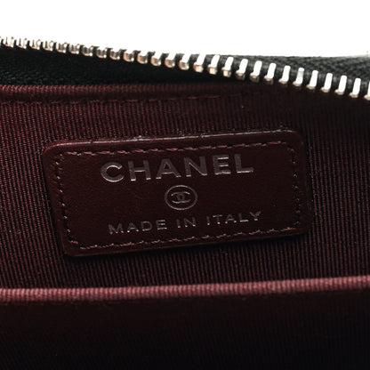 Chanel Caviar Quilted Zip Card Holder Black 6 of 8