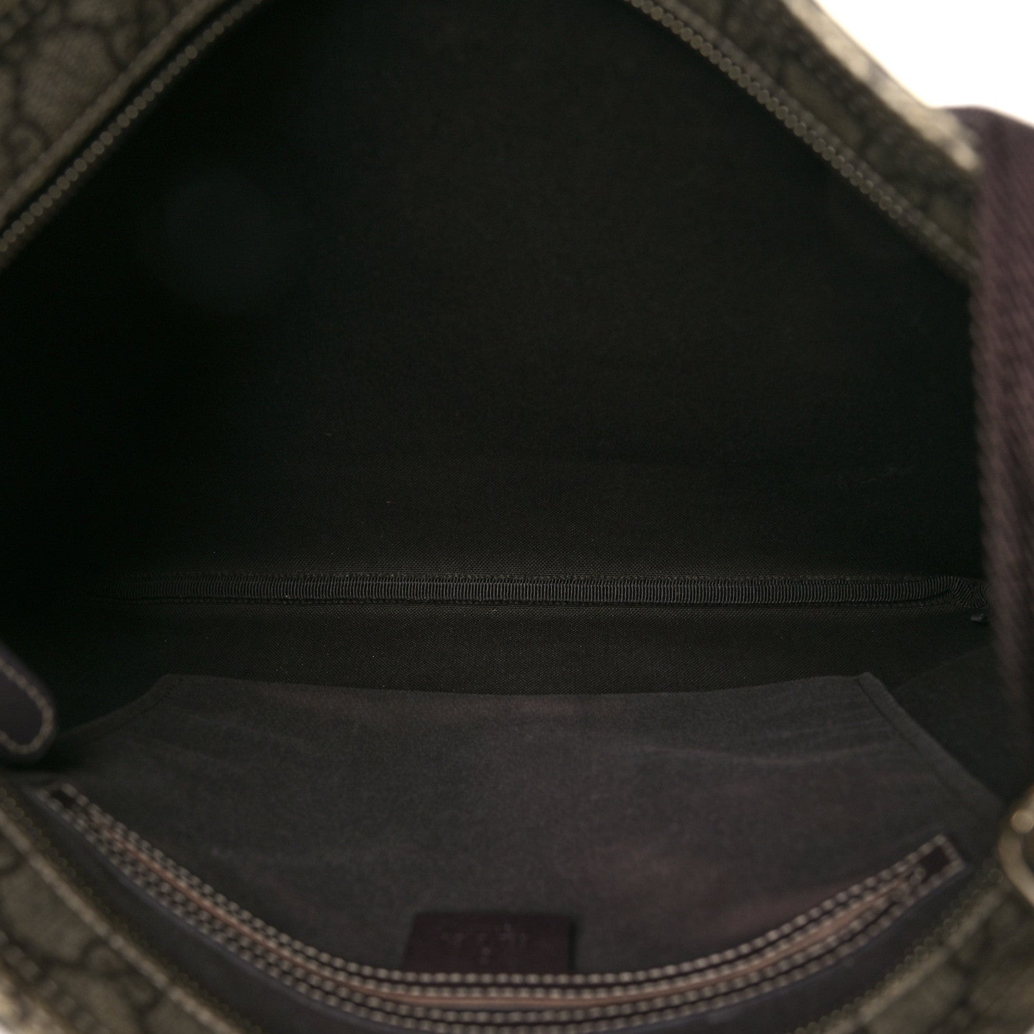 Gucci GG Supreme Monogram Medium Flat Messenger Bag Dark Brown 5 of 10