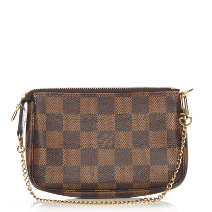 Louis Vuitton Damier Ebene Mini Pochette Accessories 1 of 8