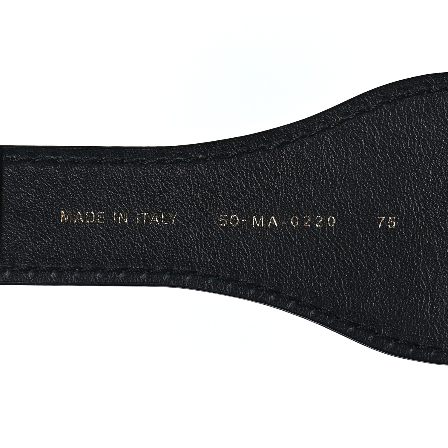 Christian Dior Canvas Embroidered Large Book Belt 75 30 Anthracite 3 of 4