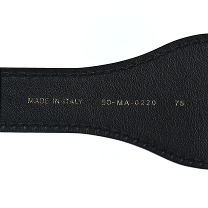 Christian Dior Canvas Embroidered Large Book Belt 75 30 Anthracite 3 of 4