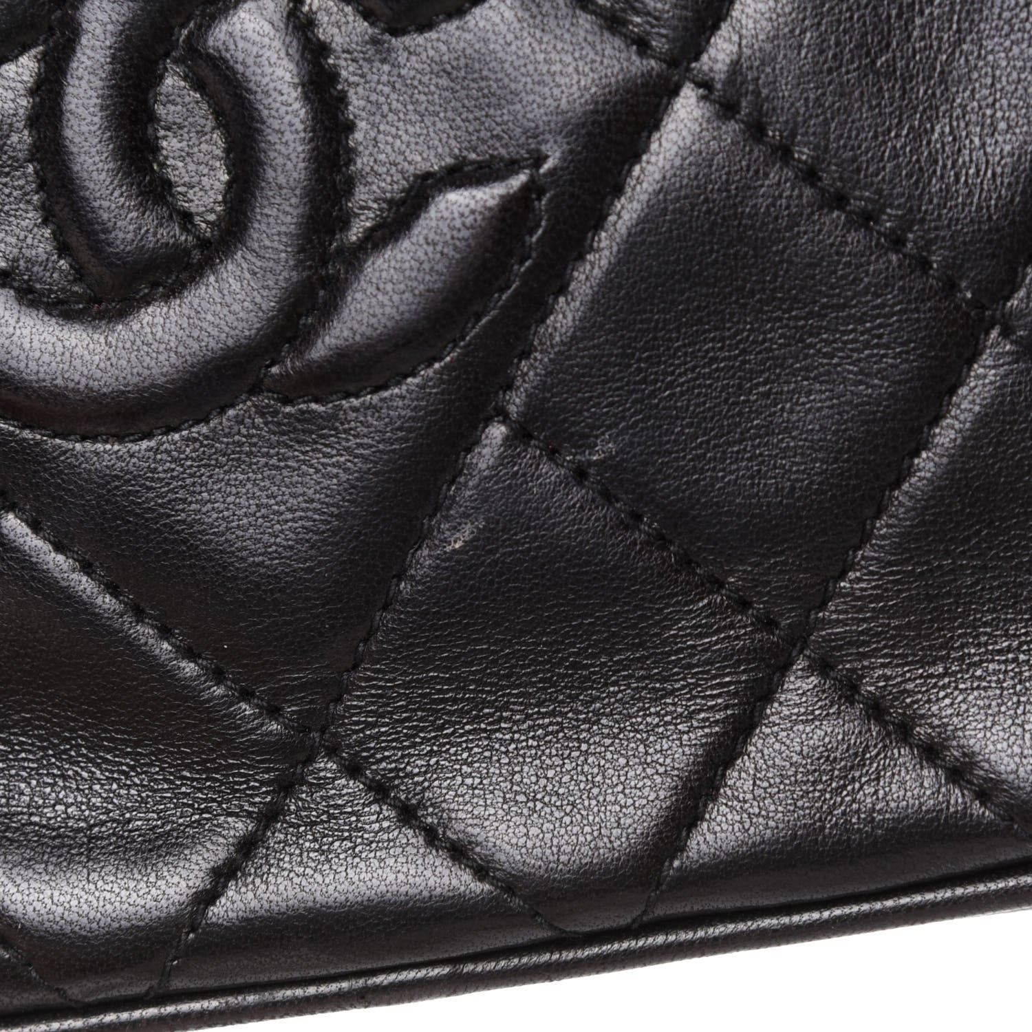 Chanel Lambskin Quilted Tassel Camera Case Black 12 of 12