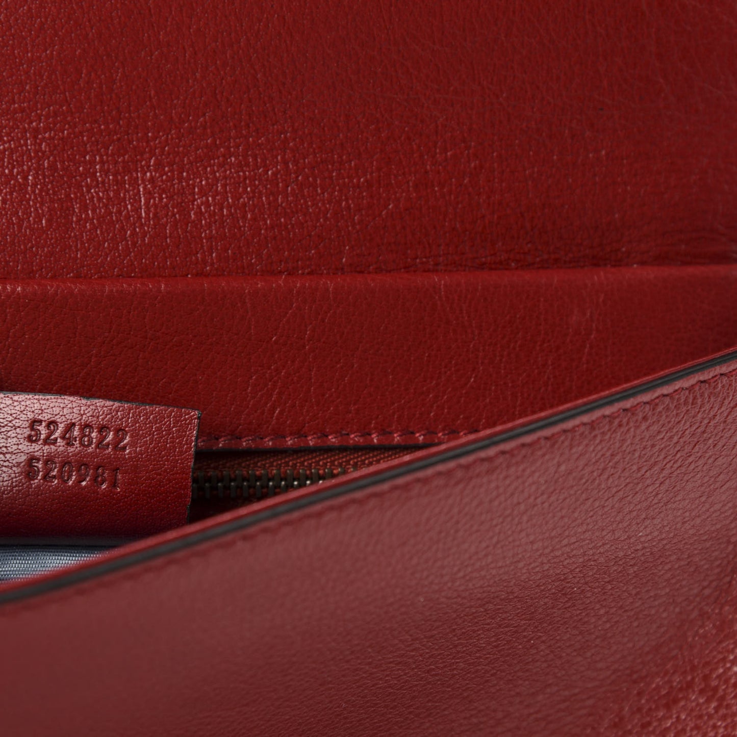 Calfskin Diagonal GG Medium Thiara Double Envelope Shoulder Bag Black Red