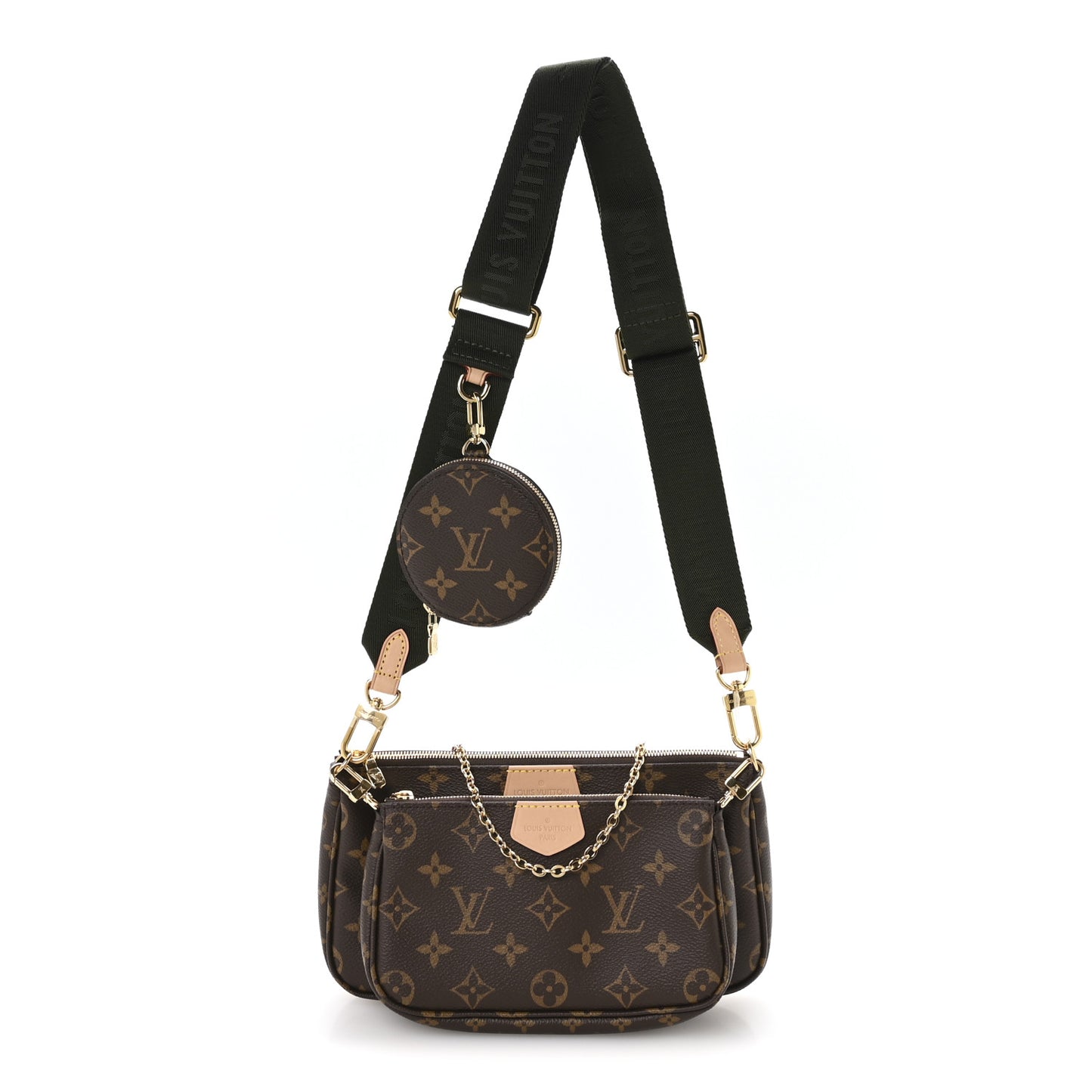 Monogram Multi Pochette Accessories Kaki