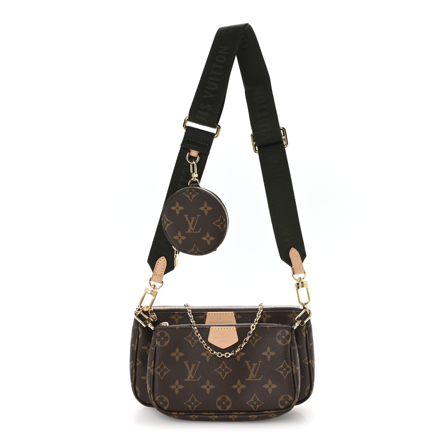 Louis Vuitton Monogram Multi Pochette Accessories Kaki 1 of 9