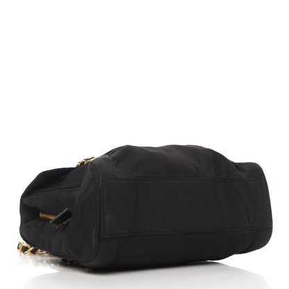Prada Tessuto Nylon Chain Shoulder Bag Black 4 of 12