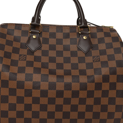 Louis Vuitton Damier Ebene Speedy 30 8 of 10