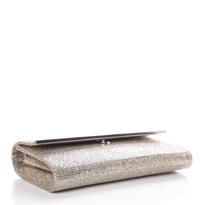 Judith Leiber Metallic Lurex Clutch Silver 4 of 12