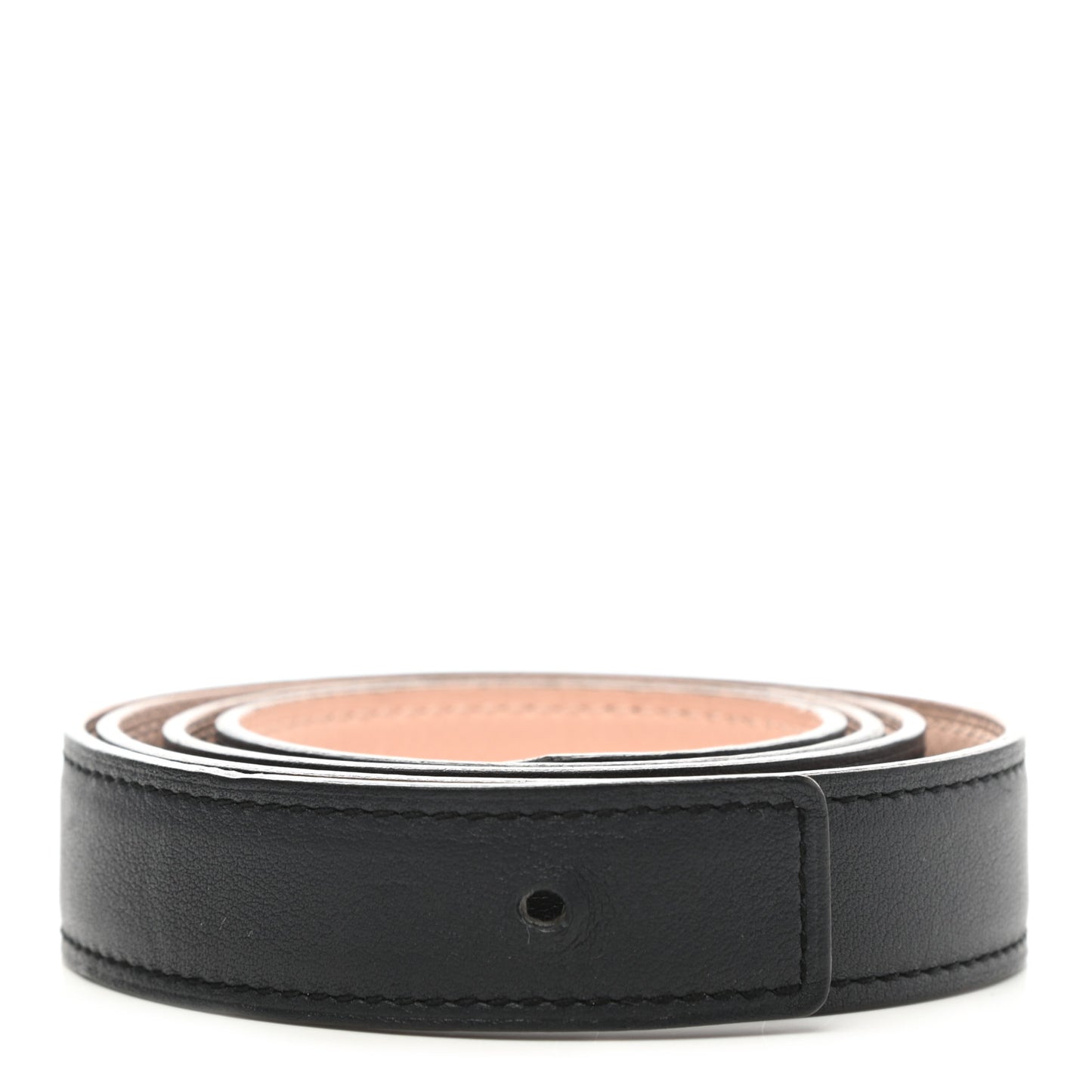 Swift Epsom 24mm H Belt Strap 90 Black Rose Eglantine