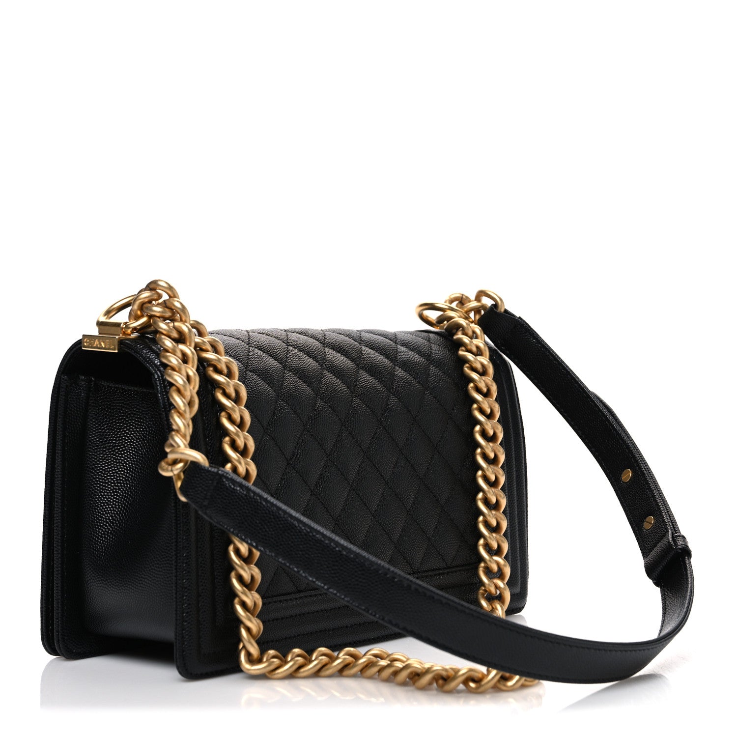 Chanel Caviar Quilted Medium Boy Flap Black 3 of 11