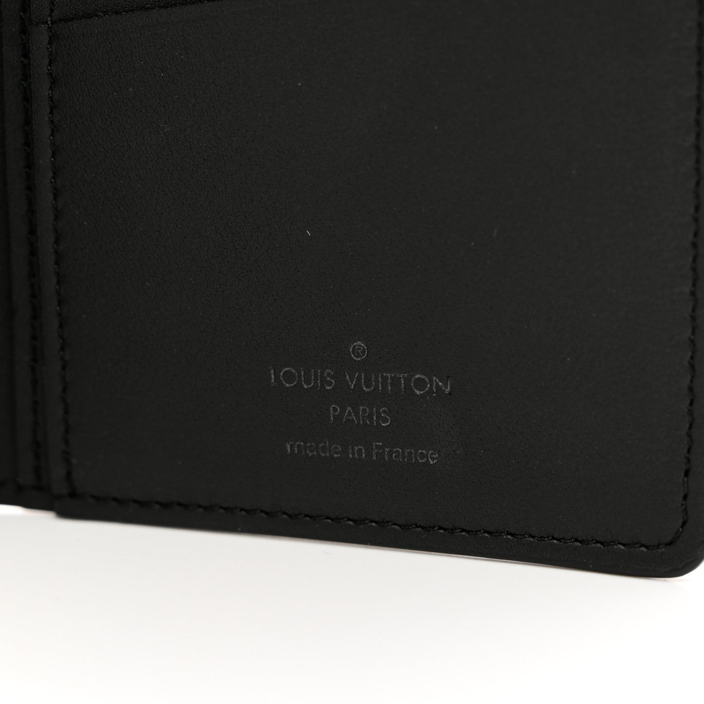 Calfskin Monogram Shadow Brazza Wallet Black