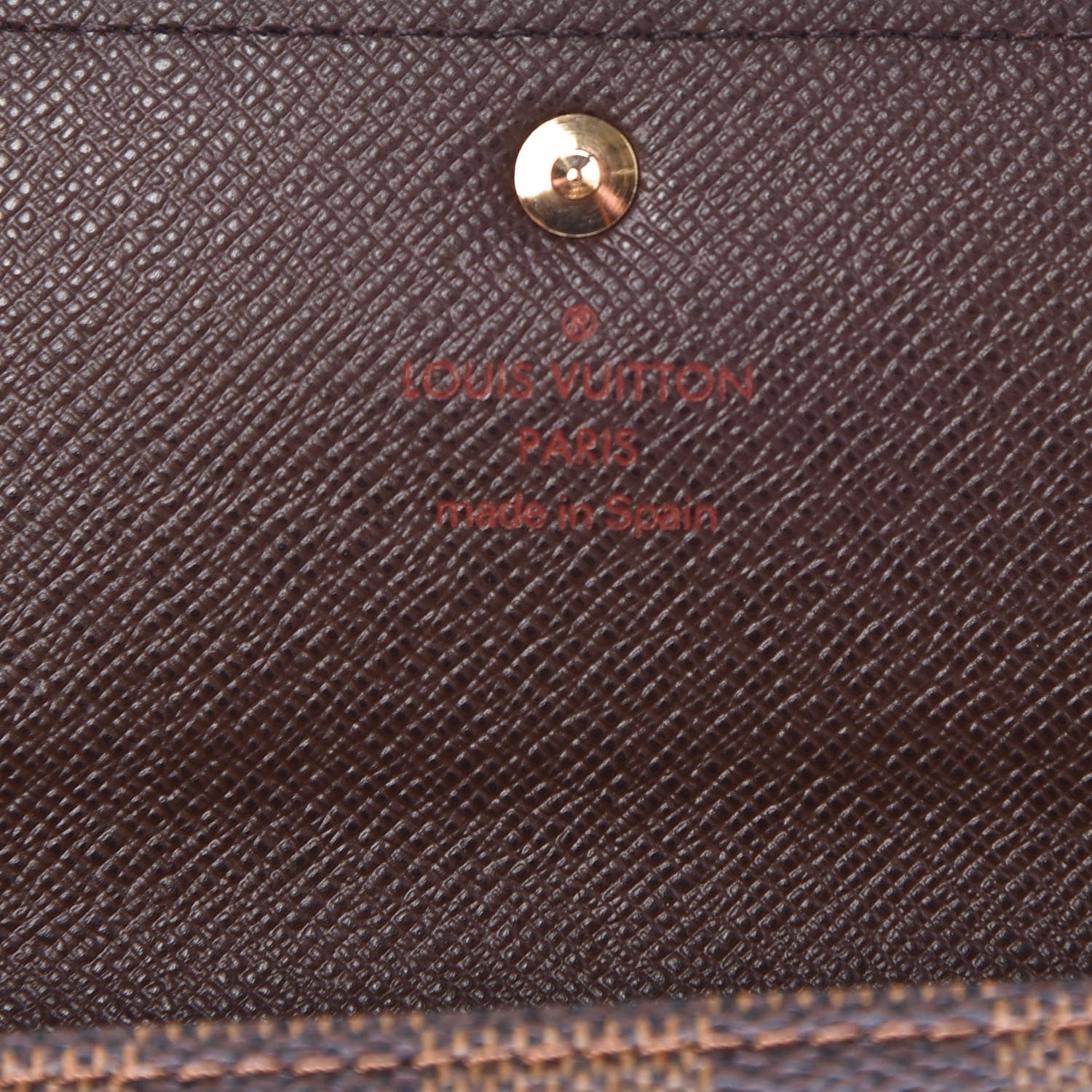 Louis Vuitton Damier Ebene Sarah Wallet 6 of 7