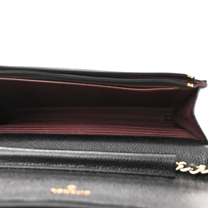 Chanel Caviar Quilted Wallet on Chain WOC Black 5 of 11