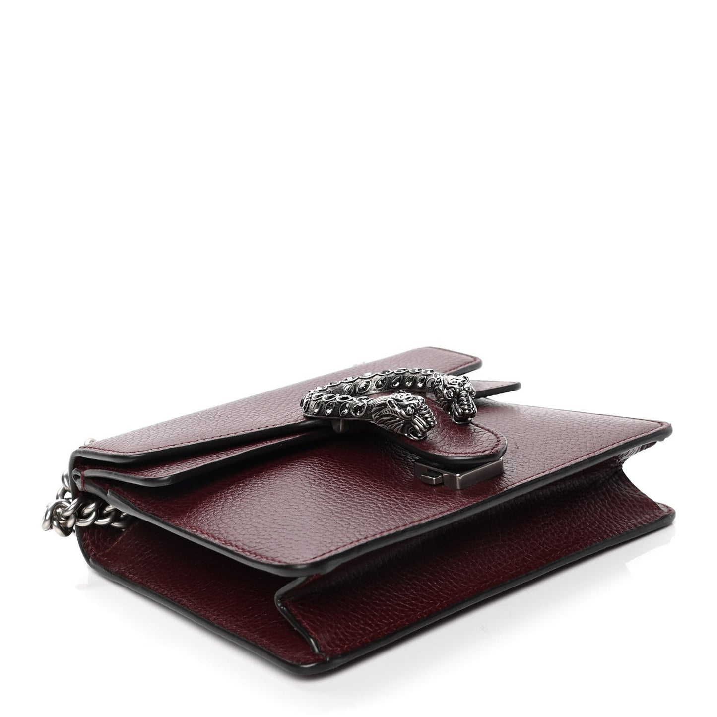 Dollar Calfskin Crystal Mini Dionysus Shoulder Bag Vintage Bordeaux