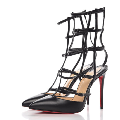 Christian Louboutin Kid Kadreyana 100 Pumps 38 Black 3 of 8