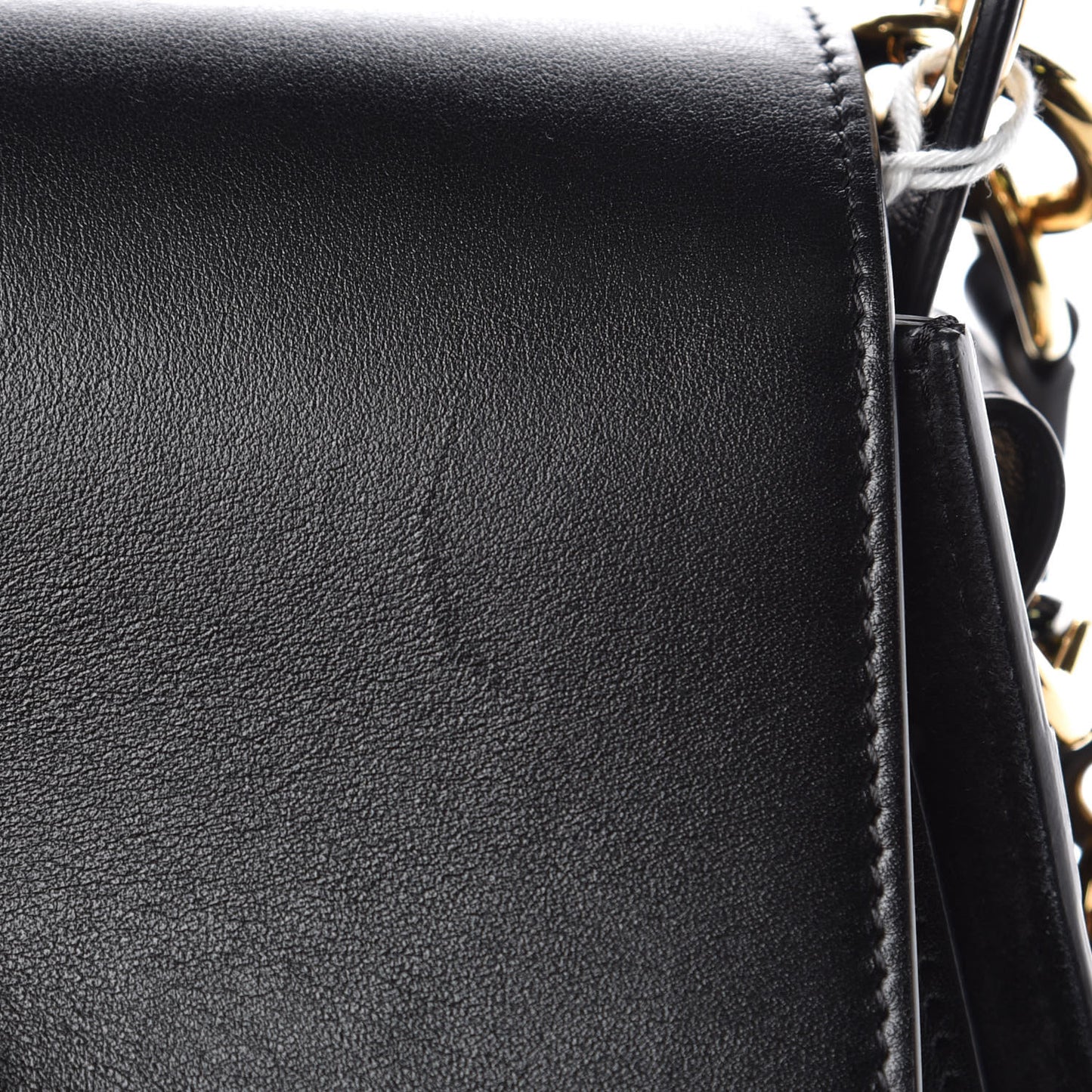 Calfskin Suede Large Tess Bag Black