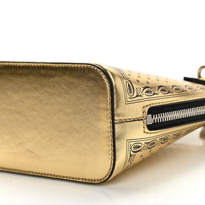 Gucci X SEGA Calfskin GUCCY Stars Mini Dome Shoulder Bag Gold 10 of 12