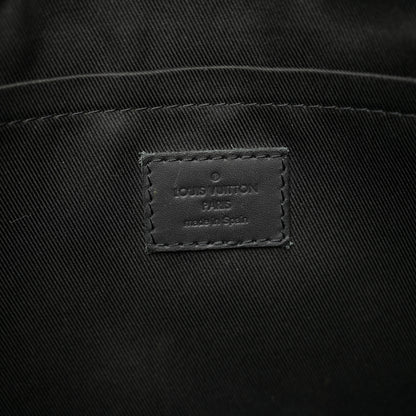 Louis Vuitton Calfskin Monogram Shadow Discovery Pochette Black 6 of 9